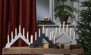 Star Trading Ada Adventsljusstake Beige