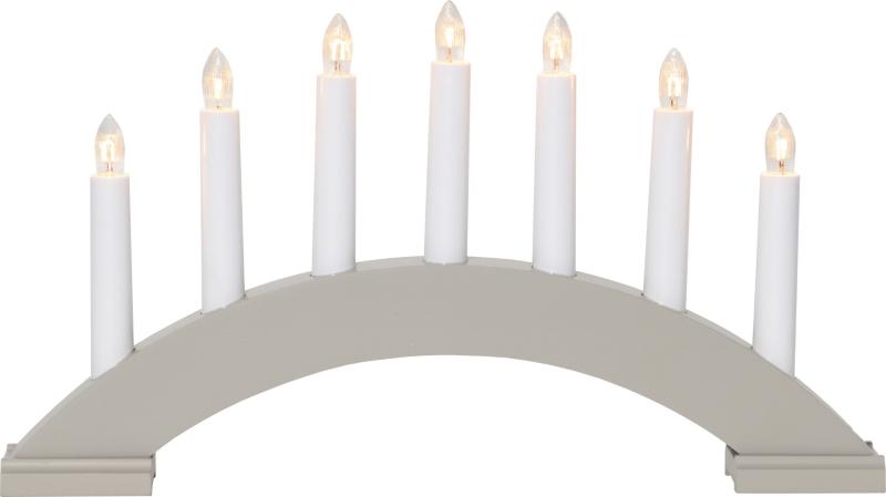 Star Trading Bea Adventsljusstake Beige 22cm at lavanille