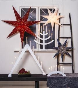 Star Trading Bea Adventsljusstake Vit 22cm