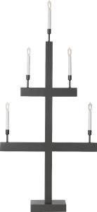 Star Trading Storm Adventsljusstake 118cm Grå
