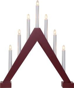 Star Trading Trill Adventsljusstake 47cm Röd