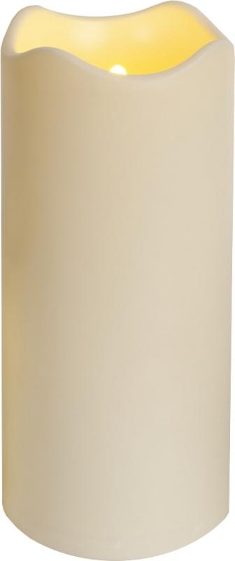 Star Trading Paul Blockljus LED Utomhus Beige 23cm at lavanille