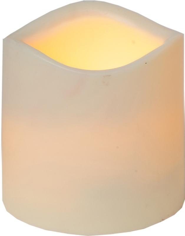 Star Trading Paul Blockljus LED Utomhus Beige 7,5cm at lavanille
