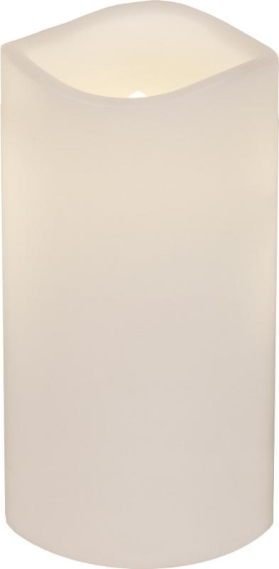 Blockljus LED Utomhus Star Trading Paul Vit 7,5x15cm at lavanille