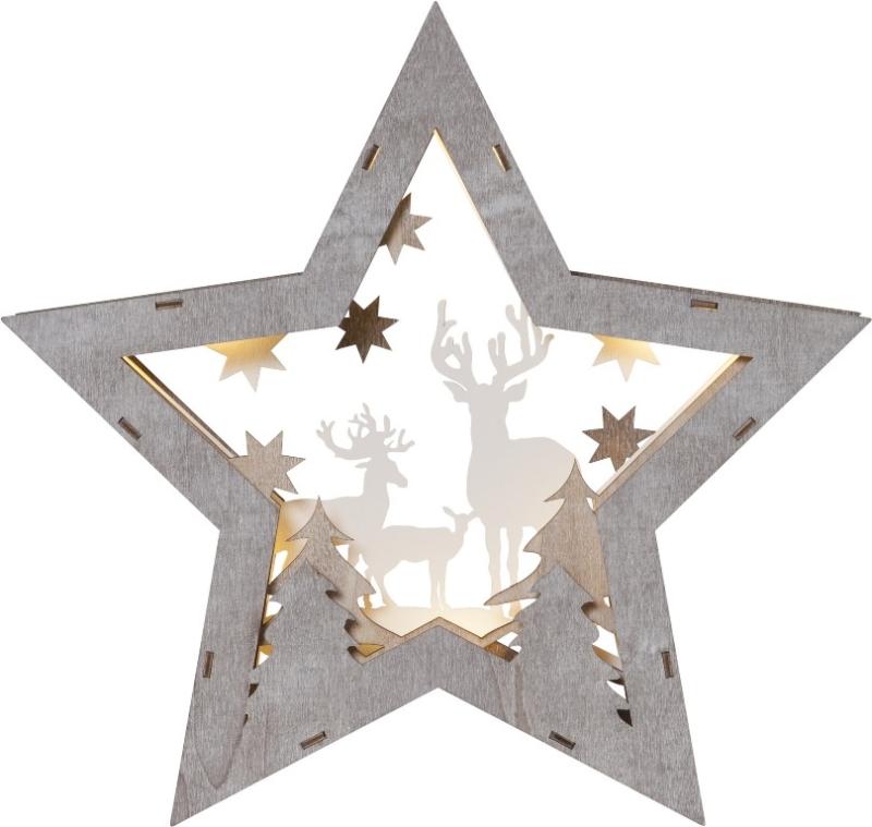 Star Trading Fauna Bordsdekoration Brun 32cm at lavanille