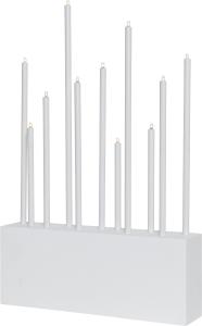 Star Trading Buzz Adventsljusstake Vit 43cm