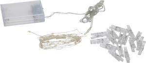 Star Trading Ljusslinga Inomhus Batteridriven Klar Clippy 2,9m