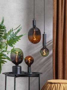 Star Trading LED-Lampa E27 G125 Colourmix Gul