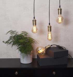 Star Trading LED-Lampa E27 Vintage Gold 3,7W Dimbar