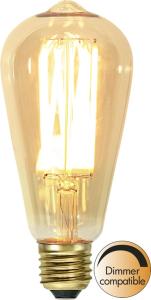 Star Trading Decoration Ljuskälla LED E27 Vintage Gold 3,7W Dimbar 14,2cm