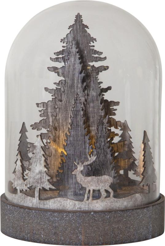 Star Trading Kupol Bordsdekoration 17,5cm Brun at lavanille