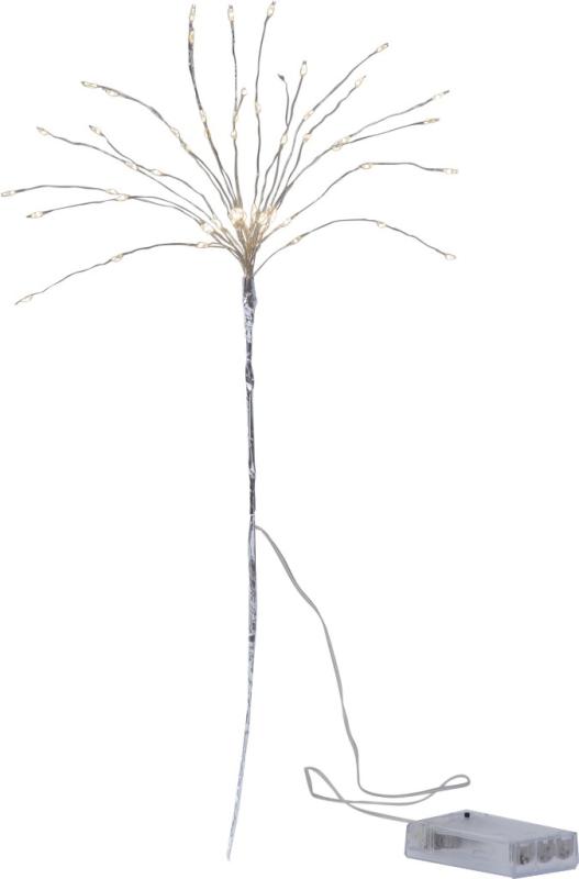 Star Trading Firework Dekorationskvist Silver 42cm 60L at lavanille