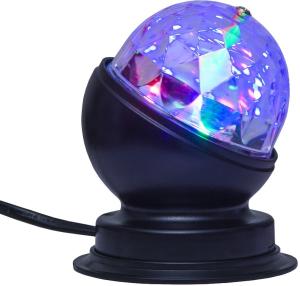 Bordslampa Svart Star Trading Disco LED 10,5cm