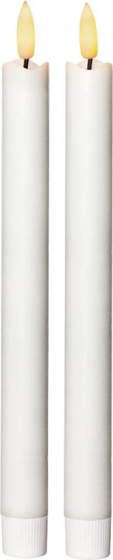 Kronljus LED Star Trading Flamme Rustic Vit 2-Pack 25cm at lavanille