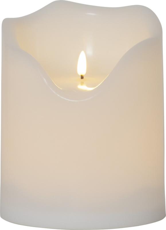 Star Trading Flamme Grand Blockljus LED Vit 20cm at lavanille