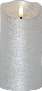 Star Trading Flamme Rustic Blockljus LED Silver 15cm