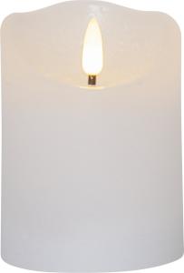 Star Trading Flamme Rustic Blockljus LED 10cm Vit