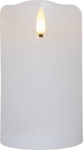 Star Trading Flamme Rustic Blockljus LED 12,5cm Vit