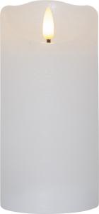 Star Trading Flamme Rustic Blockljus LED Vit 15cm