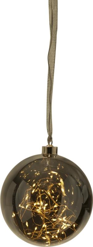 Star Trading Glow Glaskula Rökfärgad 15cm 40L at lavanille