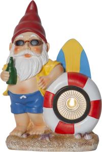 Star Trading Gnomy Solcellsdekoration Beach Multi