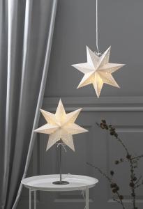 Star Trading Bobo Julstjärna På Fot Vit 51cm