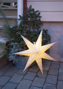 Star Trading Alice Julstjärna Batteridriven Vit 60 cm