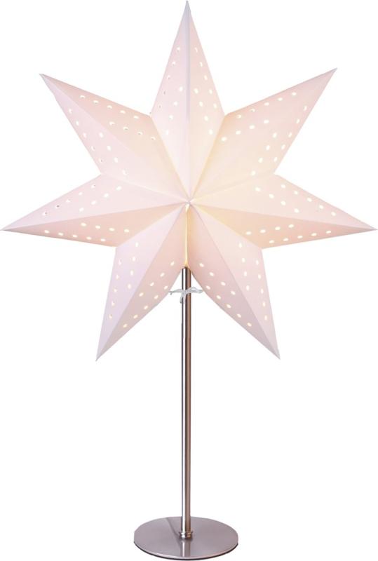 Star Trading Bobo Julstjärna På Fot Vit 51cm at lavanille
