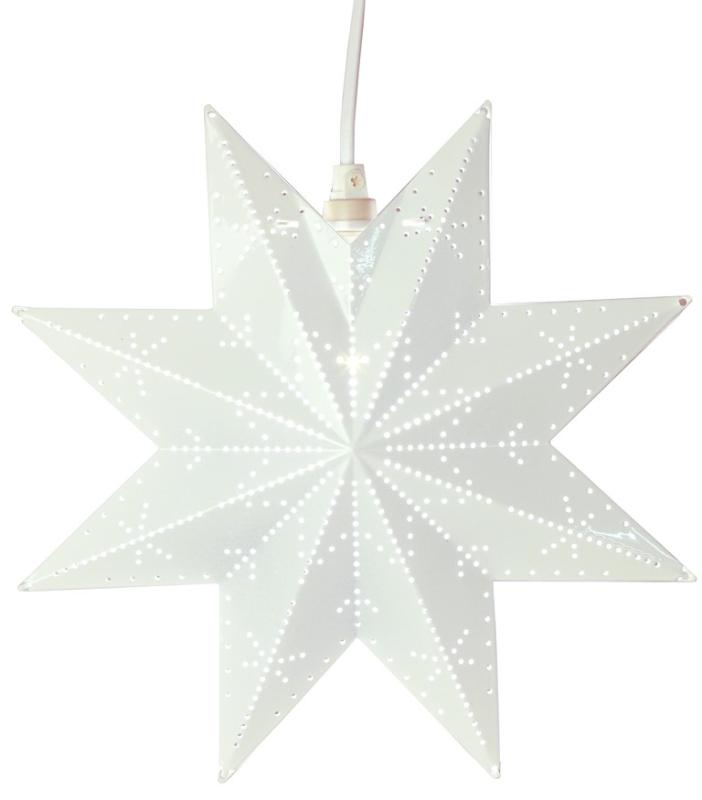Star Trading Metallstjärna Classic Vit 28cm at lavanille