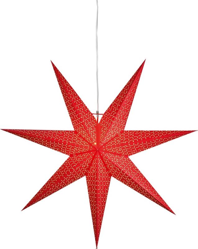 Star Trading Dot Julstjärna 100cm Röd at lavanille