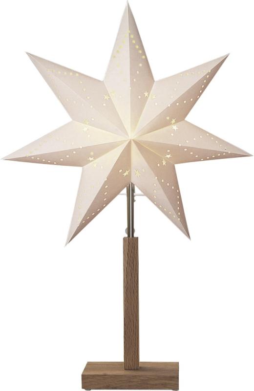 Star Trading Karo Julstjärna 55cm På Fot Vit at lavanille