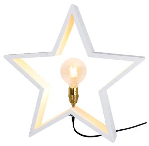 Star Trading Lysekil Trästjärna Vit 48cm