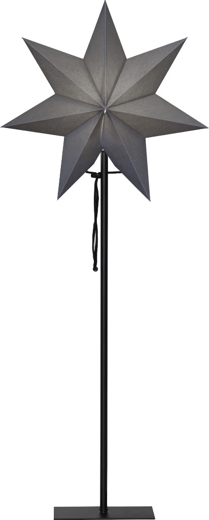 Star Trading Ozen Julstjärna 85cm På Fot Grå