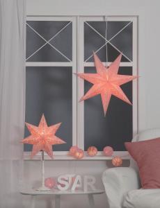 Star Trading Romantic Julstjärna Rosa 54cm