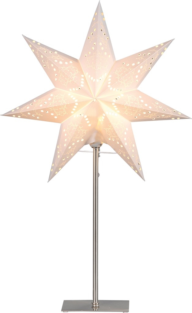 Star Trading Sensy Julstjärna 55cm På Fot Vit