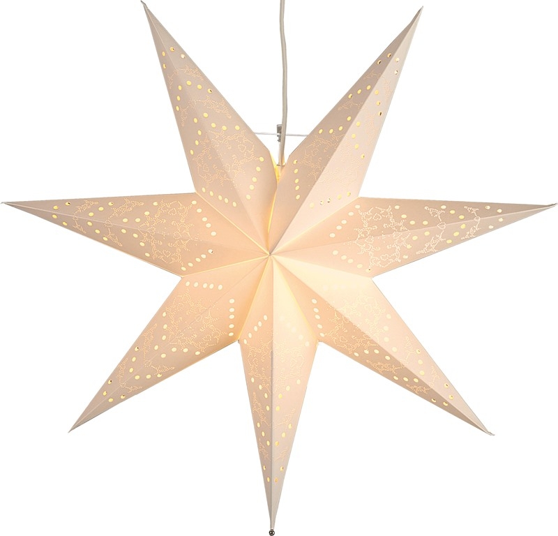 Star Trading Sensy Julstjärna 70cm Vit at lavanille