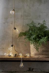 Star Trading Ljusslinga Inomhus Batteridriven Beige Jutta 2,25m