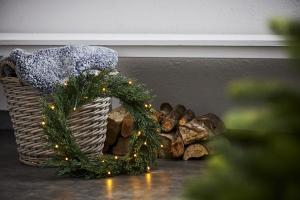 Star Trading Thuja Krans Batteri Grön