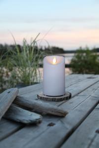 Star Trading M-Twinkle Blockljus-LED Utomhus Vit 12,5cm