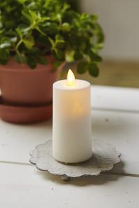 Star Trading M-Twinkle Blockljus-LED Utomhus Vit 11,5cm