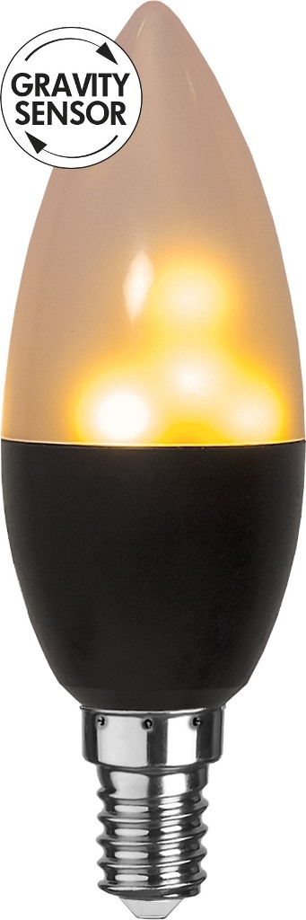 Star Trading LED-Lampa E14 Svart 0,8-1,2W