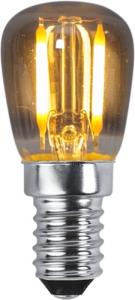 Star Trading LED-Lampa E14 Smoke Glas 1,4W