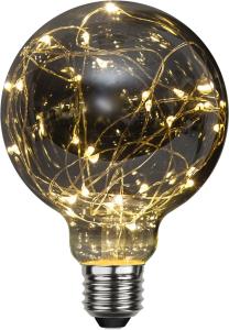 Star Trading LED-Lampa E27 G95 Decoled 1,5W Rök