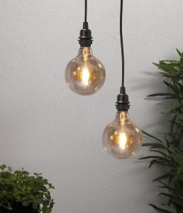 LED-Lampa Glob125 E27 0,75W Amber Star Trading