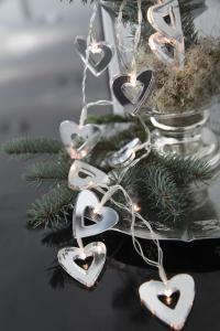 Star Trading Ljusslinga Inomhus Batteridriven Silver Mirrola