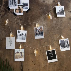 Star Trading Ljusslinga Inomhus Batteridriven Klar Clippy 1,35m