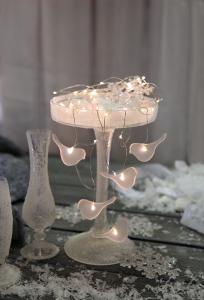 Star Trading Ljusslinga Inomhus Batteridriven Transparent Dew Drop 1m