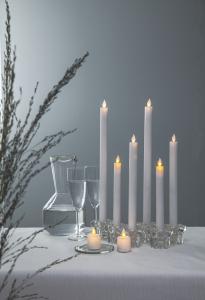 Star Trading M-Twinkle Antikljus LED Vit 24cm 2-Pack