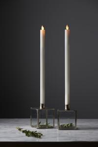 Star Trading M-Twinkle Antikljus LED 40cm 2-Pack Vit