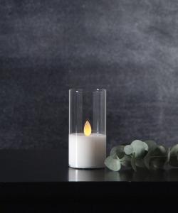 Star Trading M-Twinkle Blockljus LED Klar 10cm